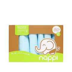 Khăn sữa sợi tre Nappi - Set 6