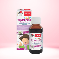 [MUA 1 TẶNG 1] Siro hỗ trợ giảm ho Doppelherz Aktiv Kinder Thymepect Đức - 100ml