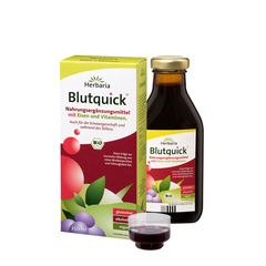 Sắt nước hữu cơ Herbaria Blutquick - 250ml