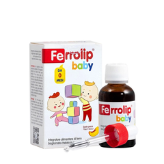 Sắt Ferrolip Baby hữu cơ nhỏ giọt Ý 30ml - 0M+