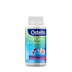 Calcium & Vitamin D Ostelin Kids của Úc giúp xương chắc khoẻ - 90v/hộp