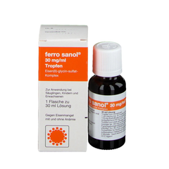 Sắt dạng giọt Ferro Sanol 30mg - 30ml