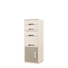 Tủ kệ nhựa đa năng 1 cánh + 4 ngăn Finley Oscar FL0055 - S - 40.5*32*108cm