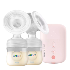 Máy hút sữa điện đôi Avent Eureka SCF393/11 - Hồng với động cơ êm ái nhẹ nhàng