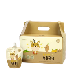 Hồng sâm Lộc nhung Chunho Ncare Hàn Quốc dành cho trẻ từ 2 tuổi giúp bé hấp thu tốt hơn - 30 gói/hộp