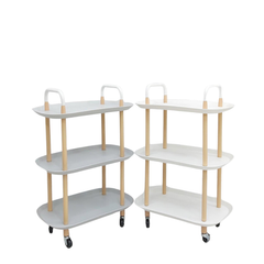 Kệ 3 tầng Oval Umoo UM09112 phong cách basic