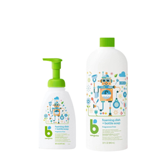Nước rửa bình sữa Babyganics Mỹ an toàn cho trẻ sơ sinh, rửa sạch cặn bẩn