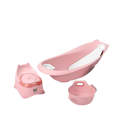 Set chậu tắm phi thuyền + chậu rửa mặt + bô vệ sinh cho bé Tenbabe