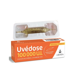 Vitamine D3 Uvedose 100.000U.I Pháp liều cao - ống 2ml