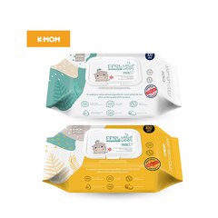 Giấy ướt K-mom có nắp KM138038 - 100psc