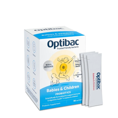 Men Optibac Babies & Children từ Anh giúp cân bằng vi sinh cho trẻ 0-12y