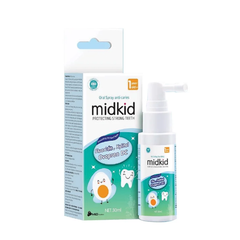 Xịt chống sâu răng Midkid 30ml kèm quà tặng bàn chải cho bé - 12m+