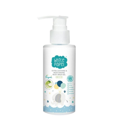 Gel tắm dịu da và dưỡng ẩm White Papel Thái dạng gel mướt nhẹ chiết xuất tự nhiên - 250ml