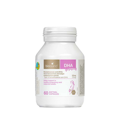 Viên uống BioIsland Dha Úc cho mẹ bầu giúp hình thành, phát triển trí não, thị giác của thai nhi - 60 viên