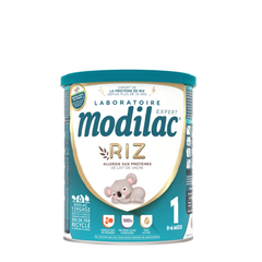 Sữa bột Modilac RIZ Pháp bé dị ứng đạm bò 800g