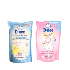 Nước xả Dnee Thái Lan dạng túi 600ml giúp sợi vải luôn mềm mịn thơm dịu nhẹ