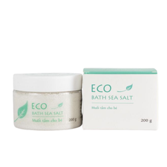 Muối tắm thảo dược cho bé Eco Việt Nam  đa công dụng giúp diệt khuẩn và dịu côn trùng cắn - 400gr