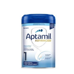 Sữa bột Aptamil Advanced Anh hộp thiếc với hàm lược DHA vượt trội cùng hệ vi sinh giúp con tiêu hóa tốt