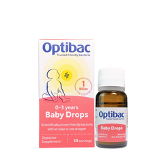 Men vi sinh Optibac Anh hồng dạng giọt cho bé từ sơ sinh - 30 giọt