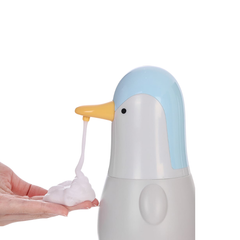 Bình rửa tay tạo bọt tự động cảm ứng, hình chim cánh cụt