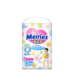 Bỉm Merries Nhật an toàn, mềm mại và giữ khô thoáng