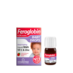 Sắt nhỏ Feroglobin Baby Drops Anh 30ml giúp tăng khả năng hấp thụ sắt - 4-24M