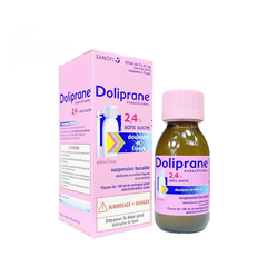 Siro hạ sốt Doliprane Pháp 2,4% - 100ml