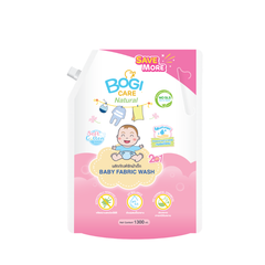 Nước giặt xả quần áo Bogicare Thái Lan dạng túi với mùi hương nhẹ nhàng an toàn làn da bé - 1.3L