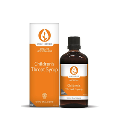 Siro Children's Throat Syrup KiwiHerb NewZealand Trị cảm cúm, sổ mũi, ho húng hắng, rát họng - 100ml