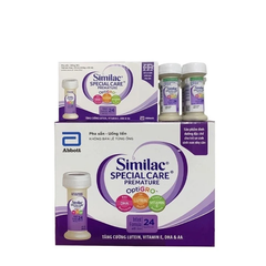 Sữa nước cho trẻ sinh non Special Care Similac 24Kcal Hoa Kỳ - 1 lốc/4 ống*59ml