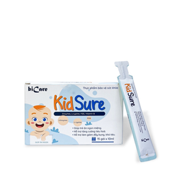 Men tiêu hóa Kidsure bổ sung chất xơ - kích thích vị giác cho bé( hộp 15 gói*10ml)