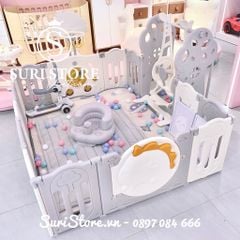 Quây xích đu khủng long Holla