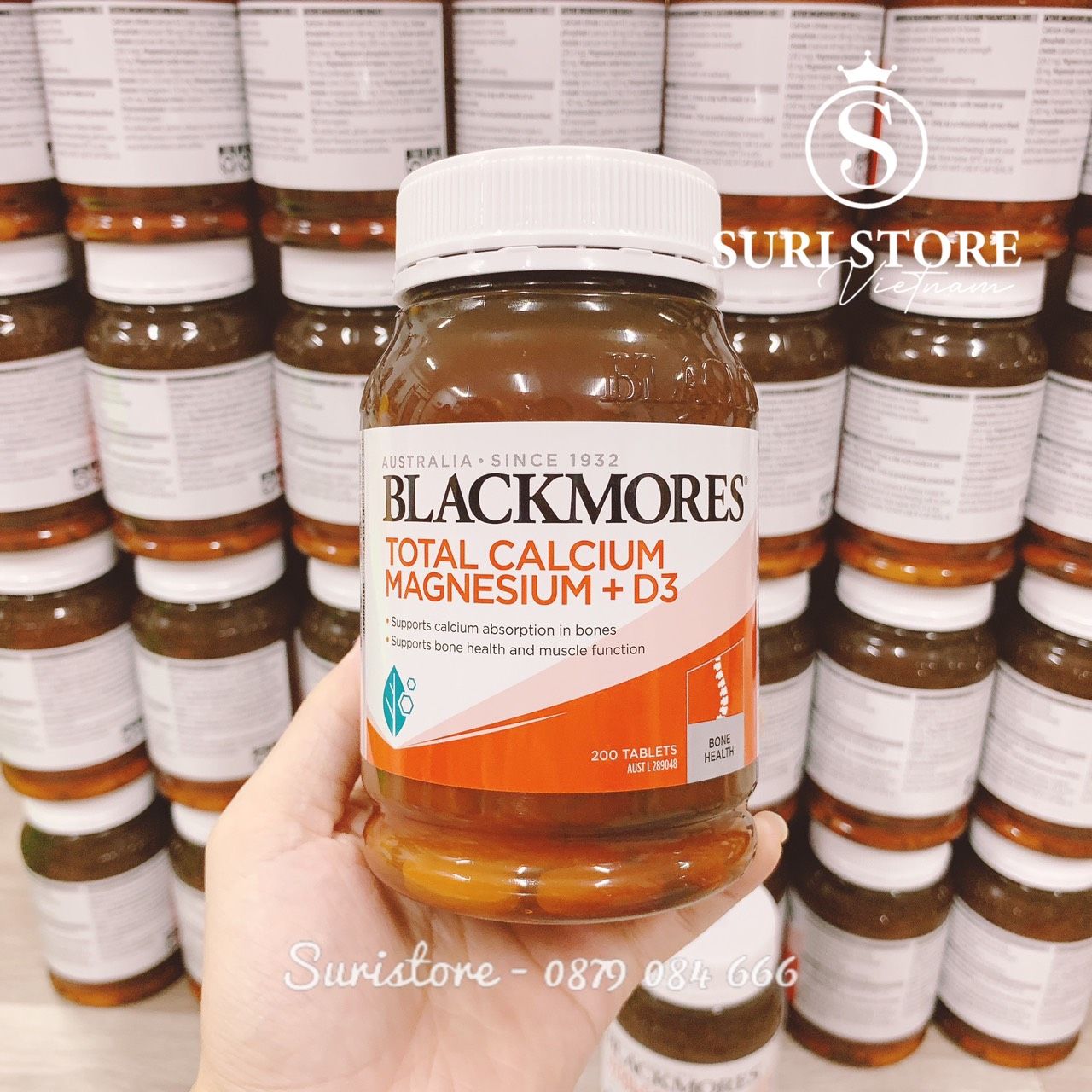 Viên uống Blackmores Total Calcium Magnesium + D3 Úc bổ sung canxi 2