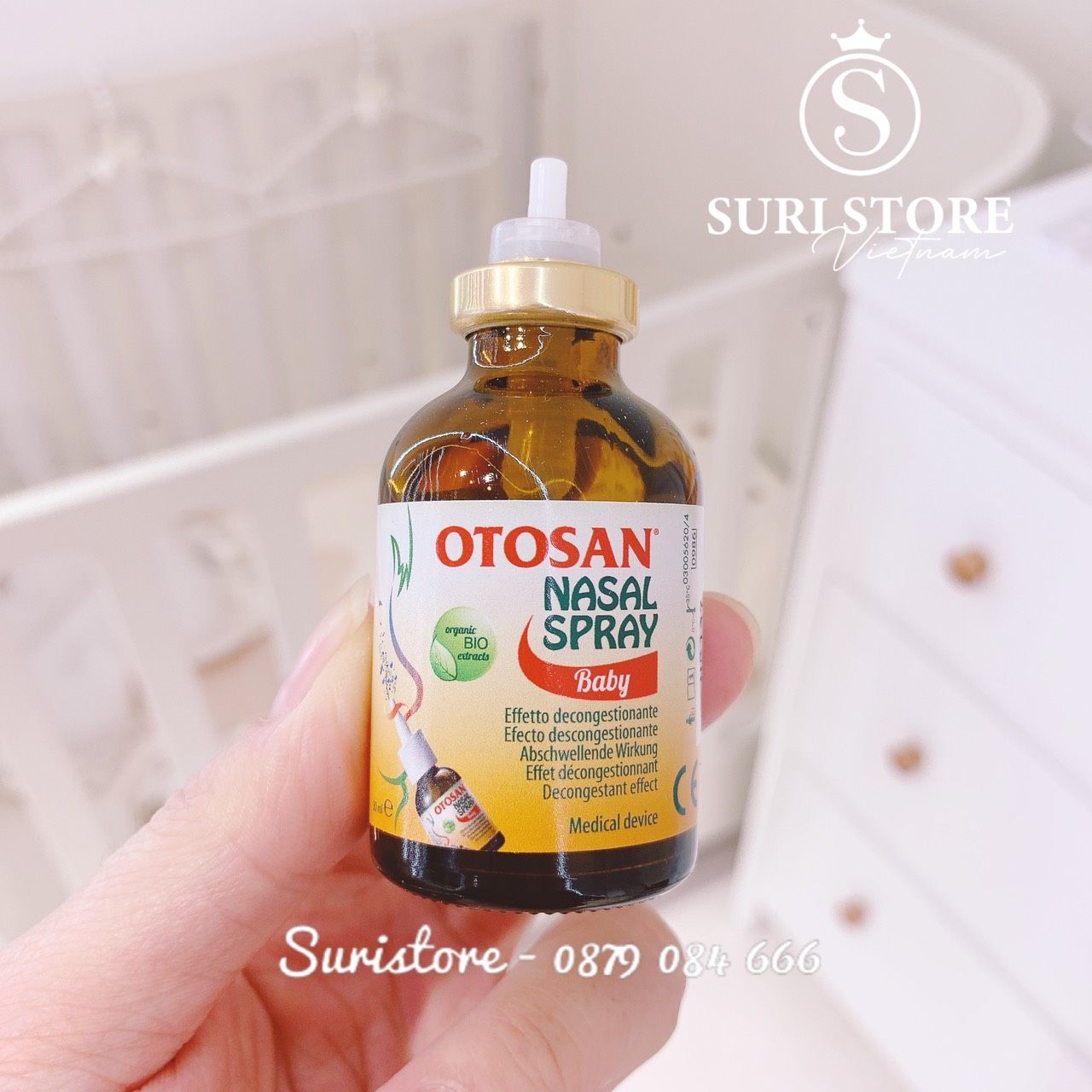 Xịt mũi Otosan Nasal Spray Baby Italy 30ml 1y+ Suri Store
