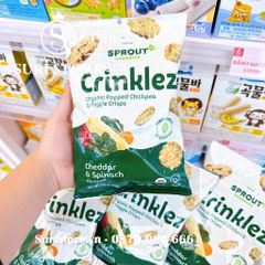 Bánh ăn dặm Sprout Crinklez Mỹ -  Rau củ