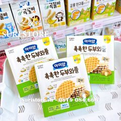 Bánh Waffles đậu hũ non IlDong - 64g