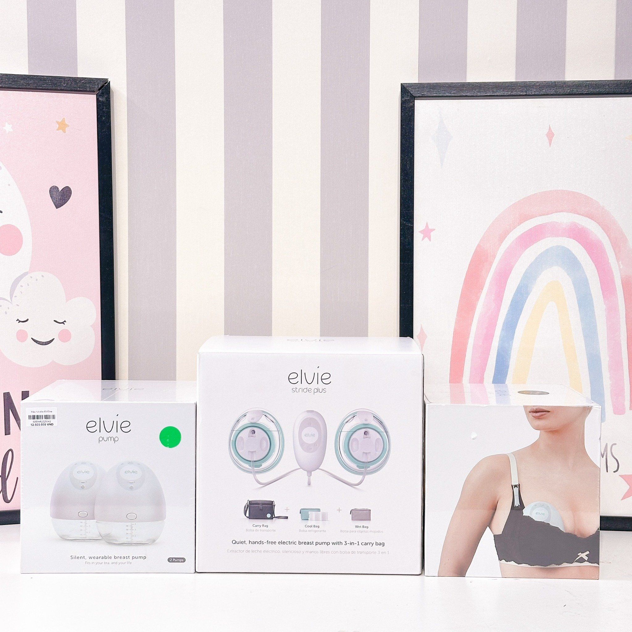 Máy hút sữa điện đôi Elvie Stride Plus Mỹ Suri Store