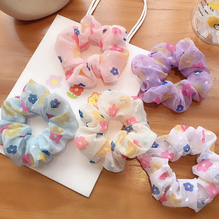 Dây Cột Tóc Scrunchies Cho Nữ Vintage Hoa Hot Trend Phong Cách Thời Tr WOOOW #23 Dây Cột Tóc Scrunchies Cho Nữ Vintage Hoa Hot Trend Phong Cách Thời Tr WOOOW