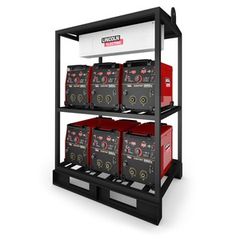 Trạm máy hàn | 350A | FLEXTEC® 350X CONSTRUCTION 6-PACK RACK