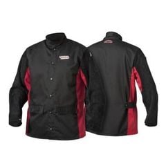 Áo khoác thợ hàn tay da | Shadow Split Leather Sleeved Welding Jacket - K2986-M,-L,-XL,-XXL,-XXXL, -5XL