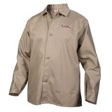 Áo khoác hàn truyền thống Khaki FR | Traditional Khaki FR Cloth Welding Jacket - K3317-M,-L,-XL,-2XL,-3XL