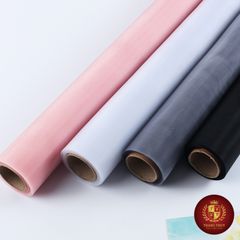 Giấy gói hoa lưới cứng satin