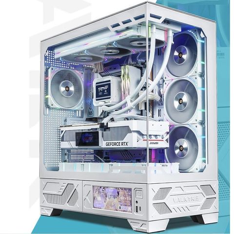 VỎ CASE PC VALKYRIE VK03 CASE LCD WHITE