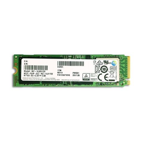 Ổ cứng SSD M2-PCIe 512GB Samsung PM981A - NVMe 2280 (OEM Samsung 970 EVO PLUS)