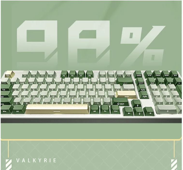 BÀN PHÍM CƠ VALKYRIE VK99 XANH NGỌC