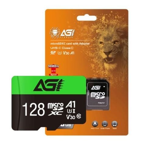 Thẻ nhớ U1 Micro SD Card AGI128GU1TF138 128GB
