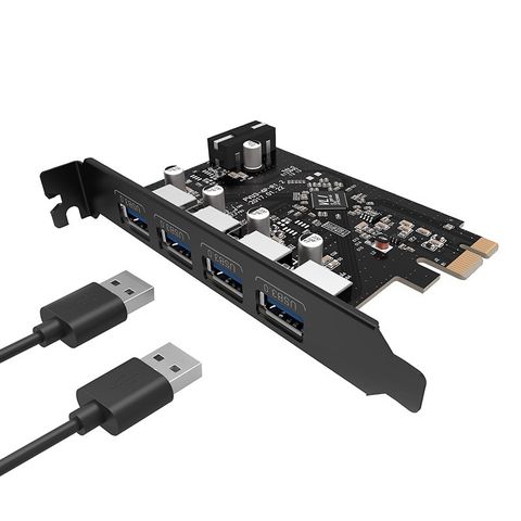 Card chuyển đổi PCI-Express 4 Port USB 3.0 cho máy tính bàn ORICO PVU3-4P