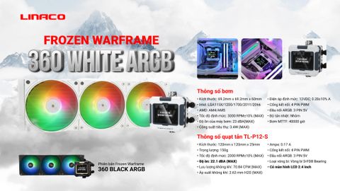 Frozen Warframe 360 WHITE ARGB