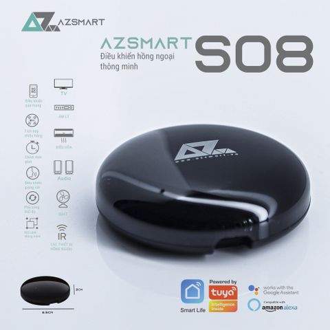 Điều khiển thông minh qua hồng ngoại Smart Remote AZsmart S08