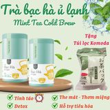  Trà Bạc Hà ủ lạnh - Cold Brew Mint Tea - Bạc hà sấy lạnh vị the mát sảng khoái, giảm căng thẳng, làm sạch khoang miệng 